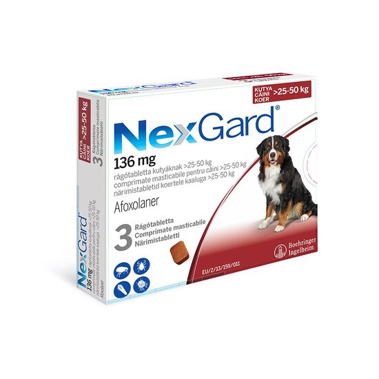 Read more about the article PROMO NEXGARD XL 25-50KG 4 + 2 gratis