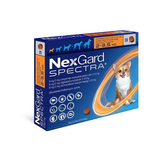 Read more about the article PROMO NEXGARD SPECTRA XS 2-3.5KG 4 + 2 gratis