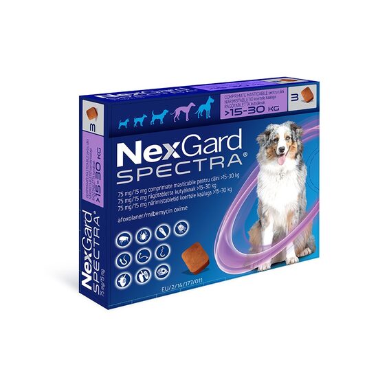 Read more about the article PROMO NEXGARD SPECTRA L 15-30KG 4 + 2 gratis